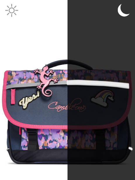 Cartable 3 Compartiments Cameleon Bleu actual PBBACA41 vue secondaire 7