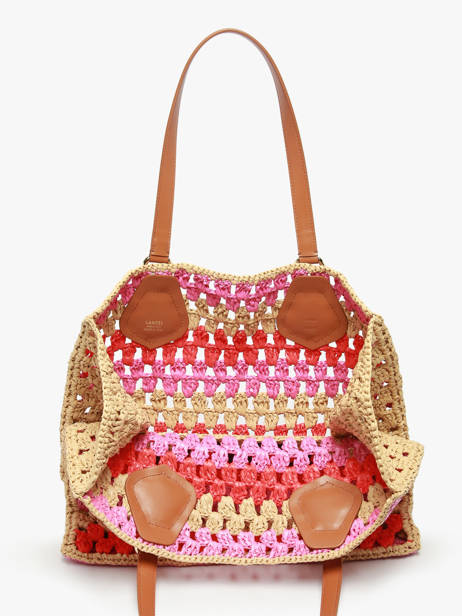 Sac PortÃ© Ã©paule Cabas D'ete Lancel Multicolore cabas d'ete A13417 vue secondaire 3
