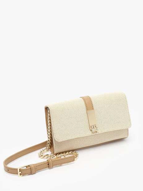 Sac BandouliÃ¨re Th Heritage Polyester RecyclÃ© Tommy hilfiger Beige th heritage AW17621 vue secondaire 2