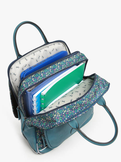 Sac Ã  Dos 2 Compartiments Cameleon Bleu vintage fantasy PBVGSD37 vue secondaire 3