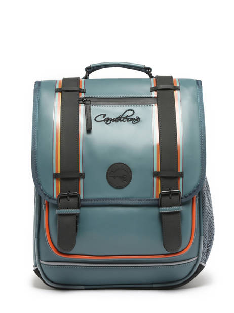 Sac Ã  Dos 3 Compartiments Cameleon Bleu vintage north PBVWSD39 vue secondaire 7
