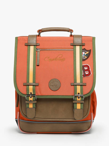 Sac Ã  Dos 2 Compartiments Cameleon Orange vintage urban PBVBSD39