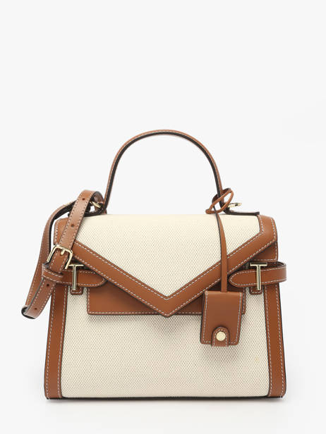 Sac BandouliÃ¨re Emily Garni Cuir Le tanneur Beige emily TEMI1015