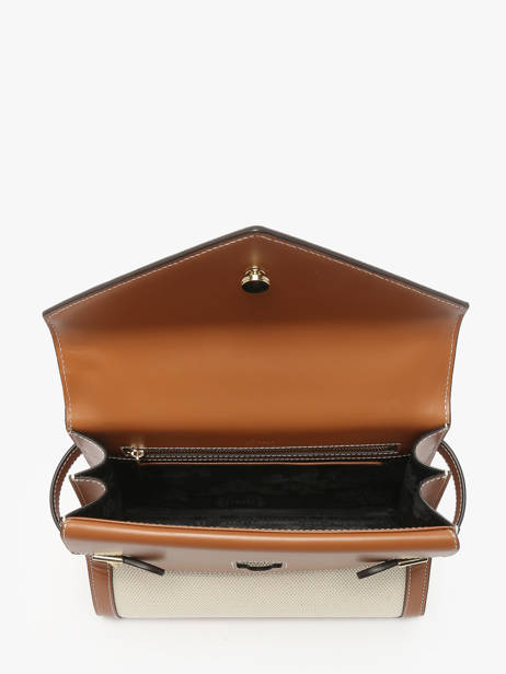 Sac BandouliÃ¨re Emily Garni Cuir Le tanneur Beige emily TEMI1015 vue secondaire 3