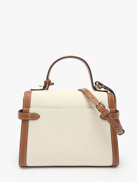Sac BandouliÃ¨re Emily Garni Cuir Le tanneur Beige emily TEMI1015 vue secondaire 4