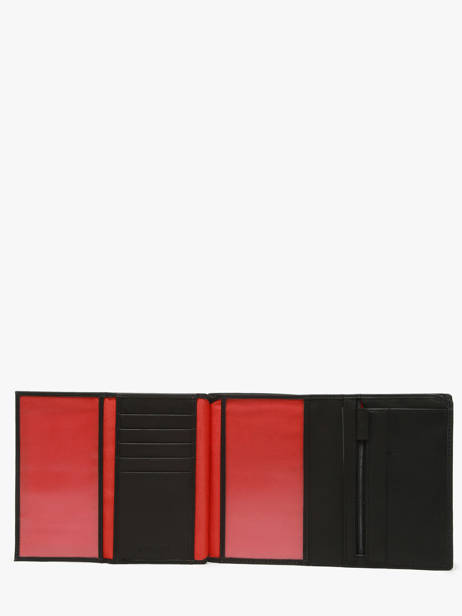 Wallet Leather Serge blanco Black austin AST21121 other view 2