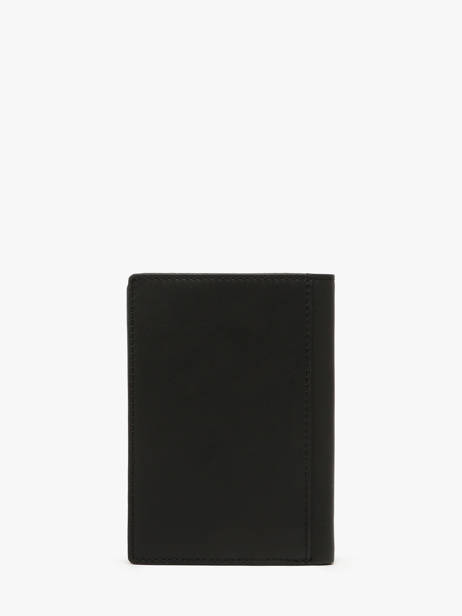Wallet Leather Serge blanco Black austin AST21121 other view 3