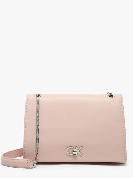 Sac BandouliÃ¨re Ck Chain Polyester RecyclÃ© Calvin klein jeans Rose ck chain K612810