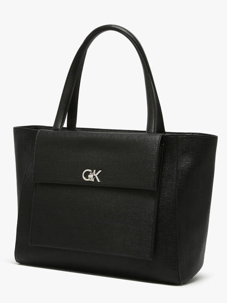 Sac PortÃ© Ã©paule Ck Tex Calvin klein jeans Noir ck tex K613178 vue secondaire 2