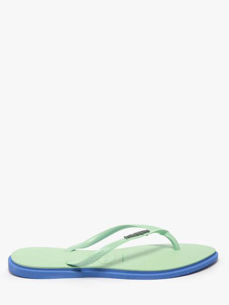 Flip Flops Havaianas Green women 4149584F other view 1