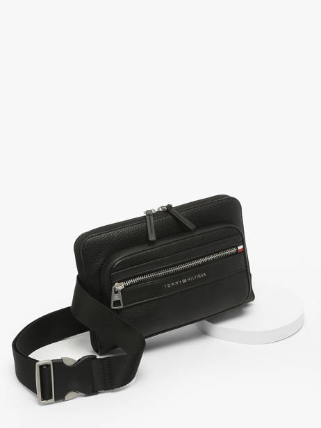 Sac Banane Tommy hilfiger Noir central AM13352 vue secondaire 2