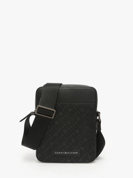 Sac BandouliÃ¨re Tommy hilfiger Noir monogram AM13210