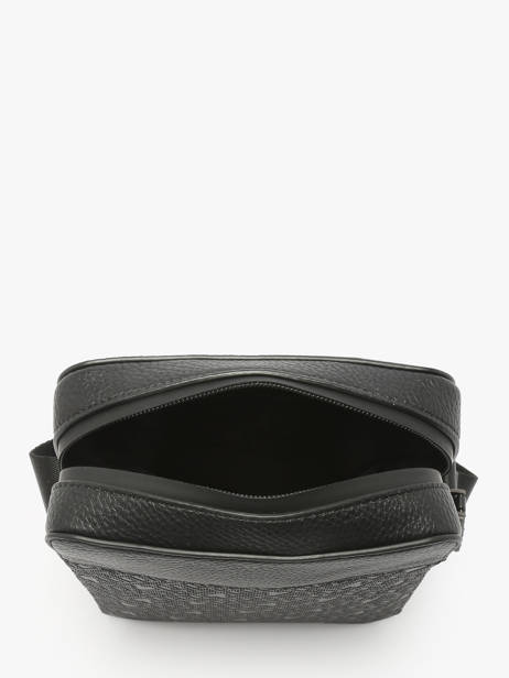 Sac BandouliÃ¨re Tommy hilfiger Noir monogram AM13210 vue secondaire 2