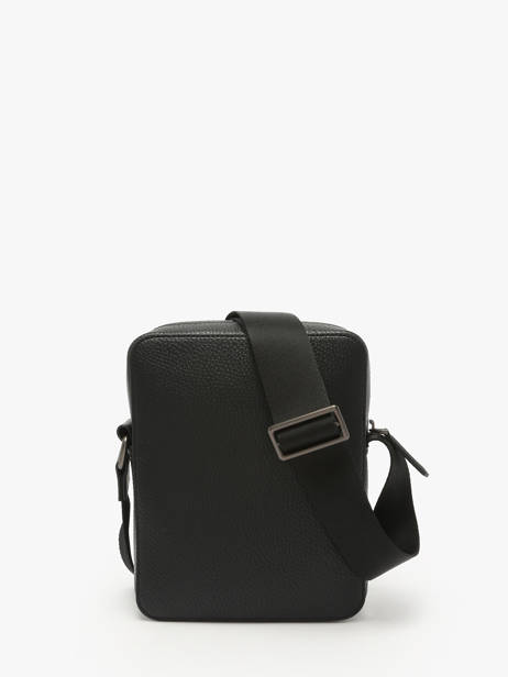 Sac BandouliÃ¨re Tommy hilfiger Noir monogram AM13210 vue secondaire 3