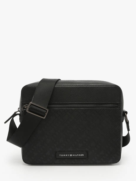 Sac BandouliÃ¨re Tommy hilfiger Noir monogram AM13211