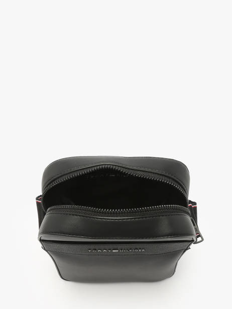 Sac BandouliÃ¨re Tommy hilfiger Noir corporate AM13224 vue secondaire 2