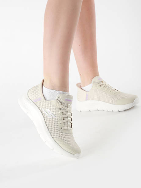 Sneakers Skechers Beige women 124836 vue secondaire 1