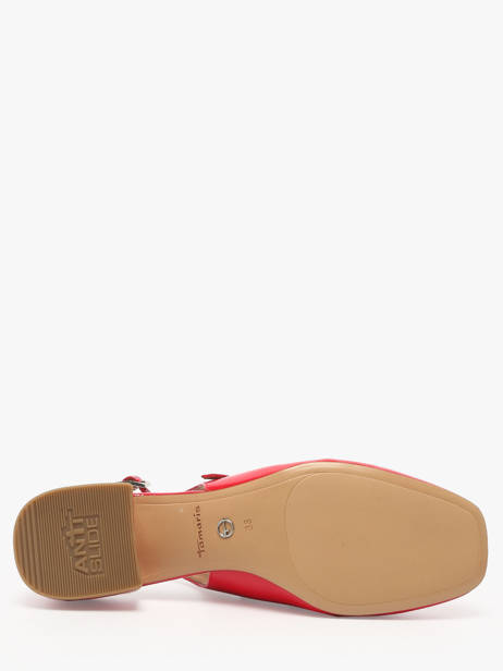 Ballerines Ã  Talon Tamaris Rouge women 44 vue secondaire 4