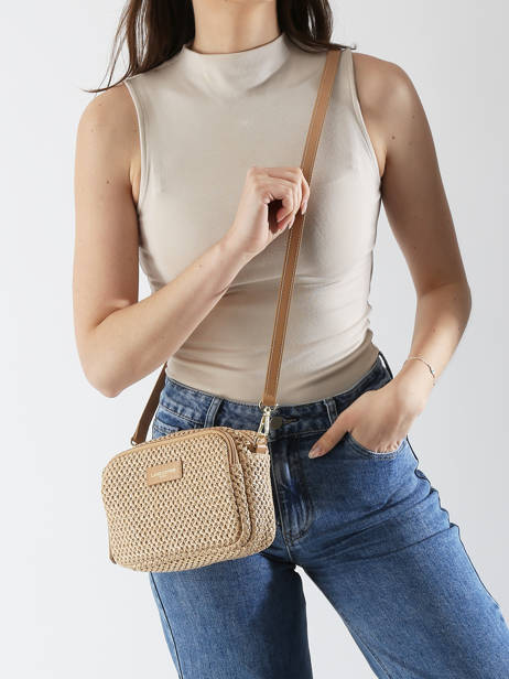 Sac BandouliÃ¨re Osier Lancaster Beige osier 30 vue secondaire 1