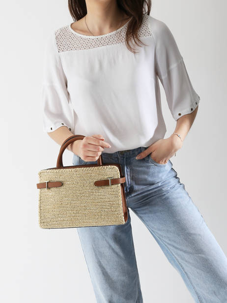 Satchel Emie Le tanneur Beige emie TEMI16M2 other view 1