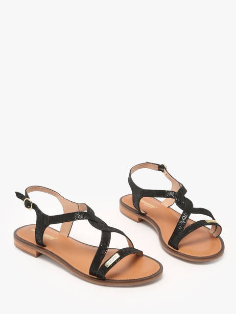 Flip Flops Hastral In Leather Les tropeziennes Black women HASTRAL other view 1