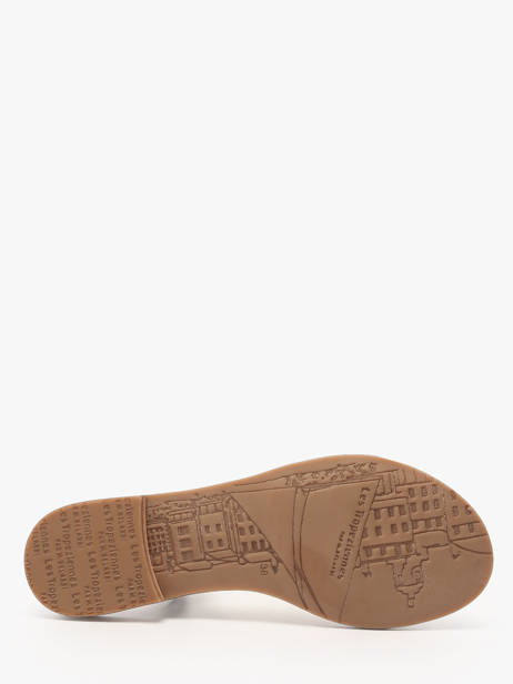 Flip Flops Hastral In Leather Les tropeziennes Black women HASTRAL other view 4