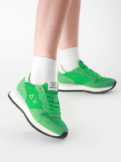 Sneakers Sun68 Vert women Z35201 vue secondaire 1