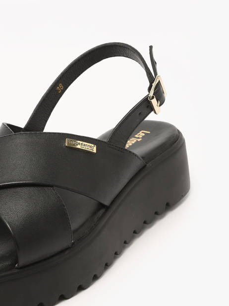 Sandals Dorine In Leather Les tropeziennes Black women DORINE other view 2