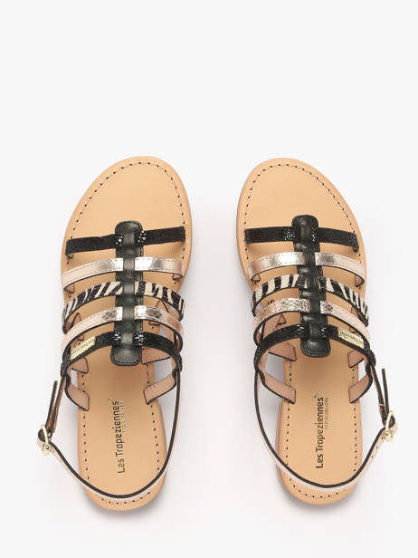 Flip Flops Havagum In Leather Les tropeziennes Multicolor women HAVAGUM other view 3