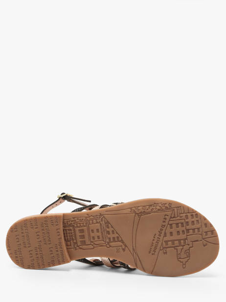 Flip Flops Havagum In Leather Les tropeziennes Multicolor women HAVAGUM other view 4