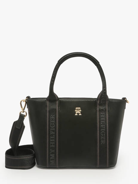 Sac PortÃ© Main Th Logotape Tommy hilfiger Noir th logotape AW17201