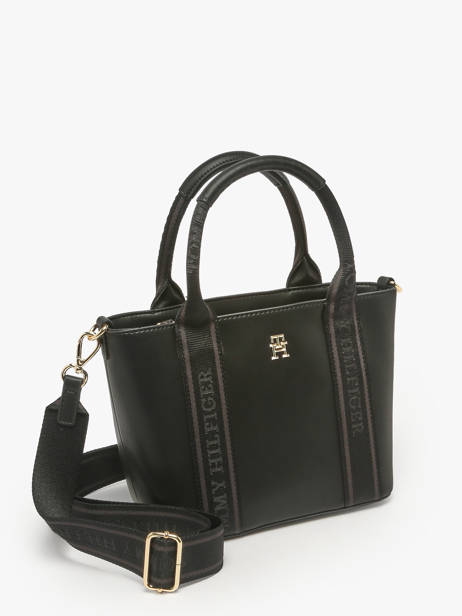 Sac PortÃ© Main Th Logotape Tommy hilfiger Noir th logotape AW17201 vue secondaire 2