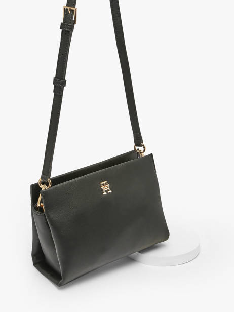 Sac BandouliÃ¨re Th Legacy Polyester RecyclÃ© Tommy hilfiger Noir th legacy AW17225 vue secondaire 2