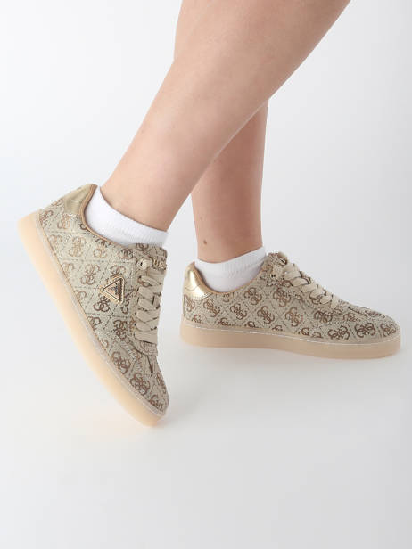 Sneakers Jazlie Guess Gold women JZ2FAL12 other view 1