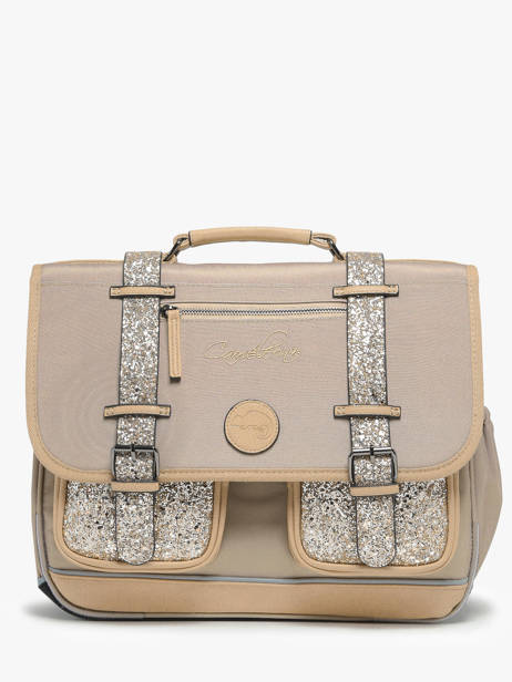 Cartable 2 Compartiments Cameleon Beige vintage fantasy PBVGCA38