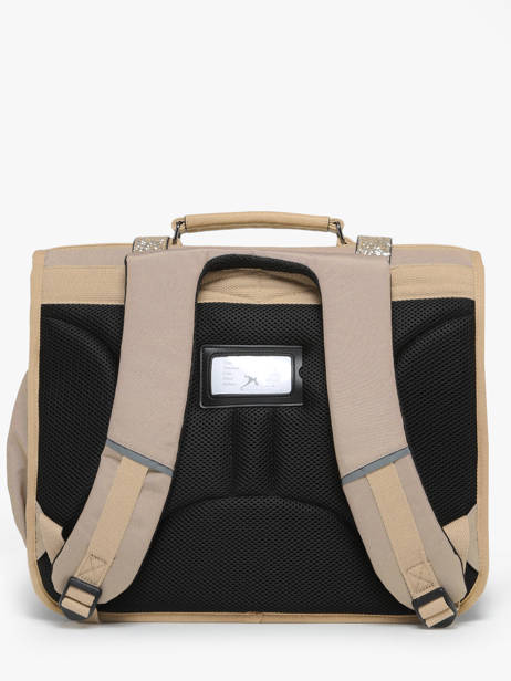 Cartable 3 Compartiments Cameleon Beige vintage fantasy PBVGCA41 vue secondaire 4