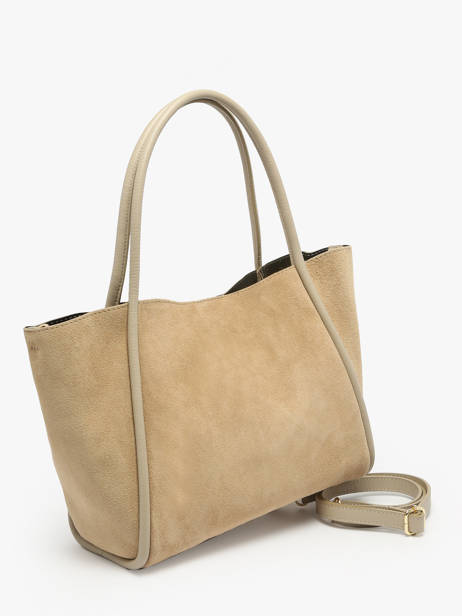 Sac BandouliÃ¨re Velvet Caviar Cuir Milano Beige velvet caviar VC24021 vue secondaire 2