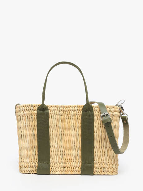 Sac à Main Estival Paille Le voyage en panier Vert estival PM779 vue secondaire 4