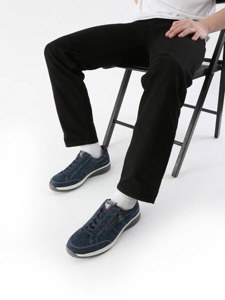 Sneakers Sacco En Cuir Mephisto Multicolore men P5147109 vue secondaire 1