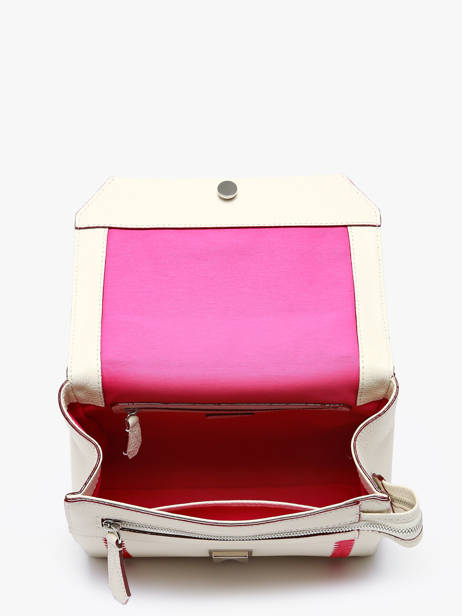 Sac BandouliÃ¨re Ninon Cuir Lancel Blanc ninon A13386 vue secondaire 3