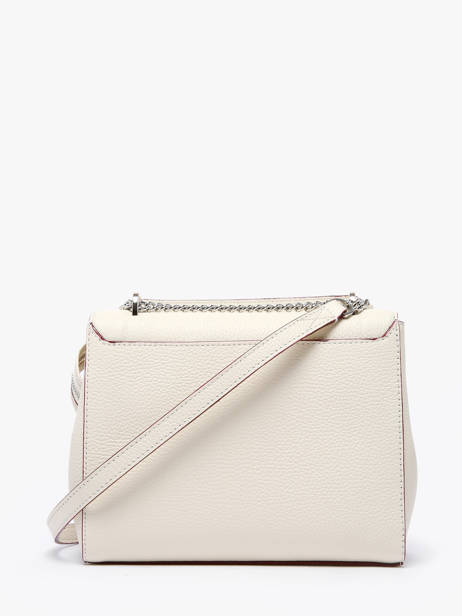 Sac BandouliÃ¨re Ninon Cuir Lancel Blanc ninon A13386 vue secondaire 4