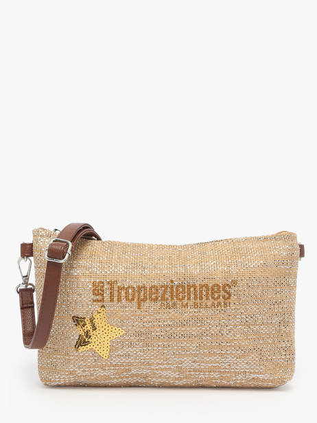 Sac BandouliÃ¨re Panama Papier Les tropeziennes Beige panama TZ02
