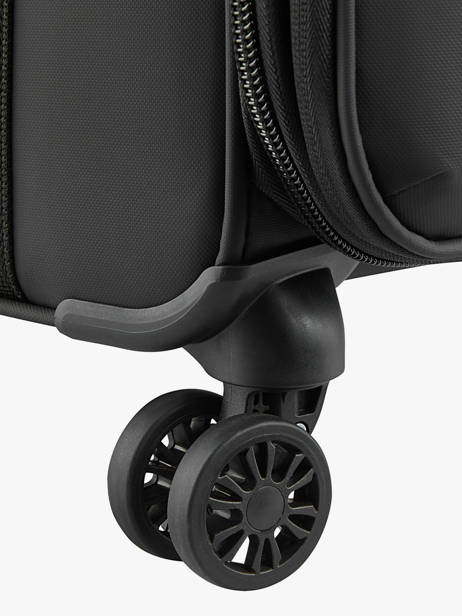 Cabin Luggage On Wheels Delsey Black maubert 2.0 3813801W other view 2