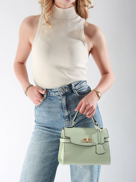 Shoulder Bag Saffiano Miniprix Green saffiano HY5434 other view 1
