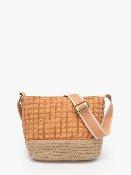 Sac Bandoulière Gaufrette Polyester Le voyage en panier Orange gaufrette PM881 vue secondaire 4