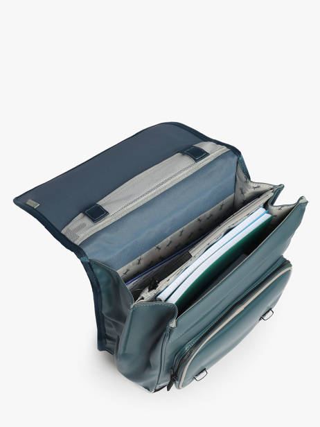 2-compartment Vintage North Backpack Cameleon Blue vintage north SD39 other view 3