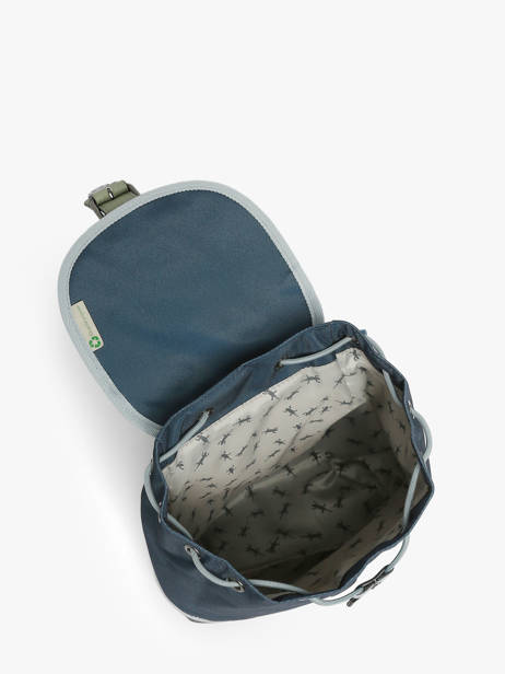 Sac à Dos 1 Compartiment Cameleon Bleu vintage urban SD25 vue secondaire 3