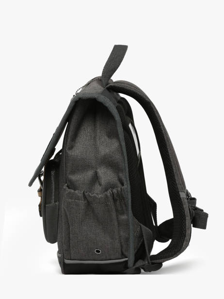 1 Compartment Backpack Cameleon Gray vintage urban SD30 other view 2