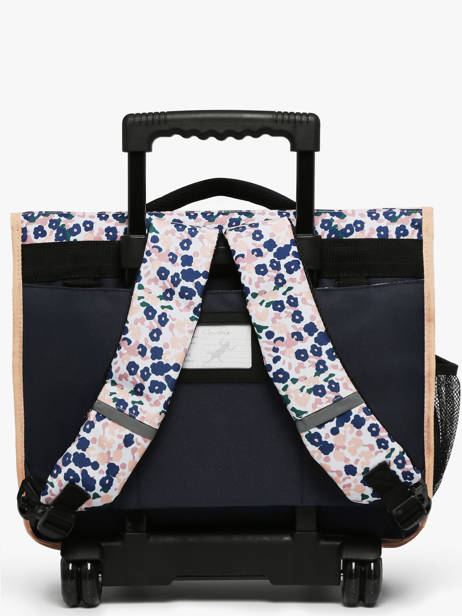 Wheeled Schoolbag For Kids 3 Compartments Cameleon Blue actual CR41 other view 4