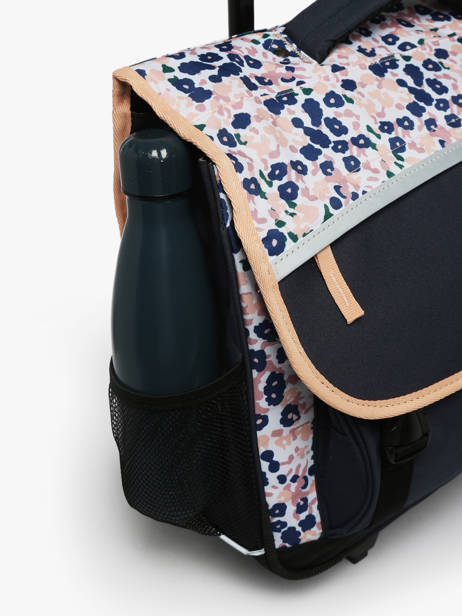 Wheeled Schoolbag For Kids 3 Compartments Cameleon Blue actual CR41 other view 6